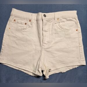 Jessica Simpso Women's White Denim Shorts